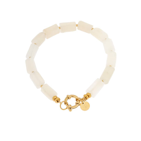 Moonstone marvel bracelet gold