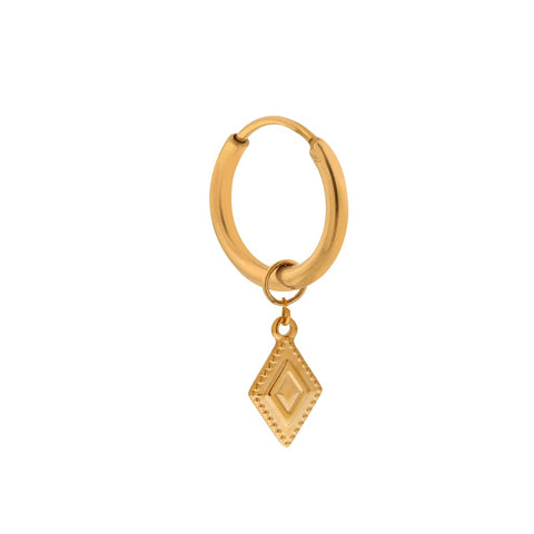 Single diamond dots gold