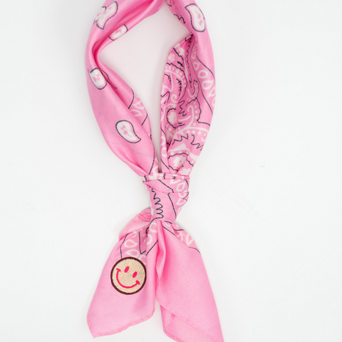 Fay Bandana Paisly Smiley - licht roze