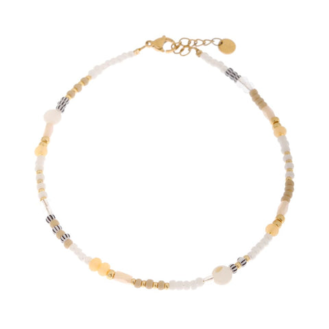 Sand sparkle anklet gold