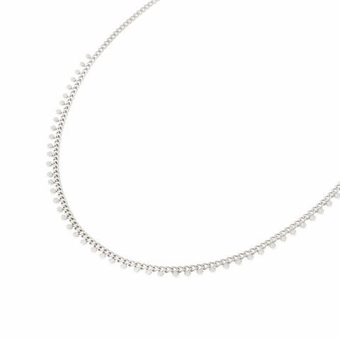 Baby dots necklace silver
