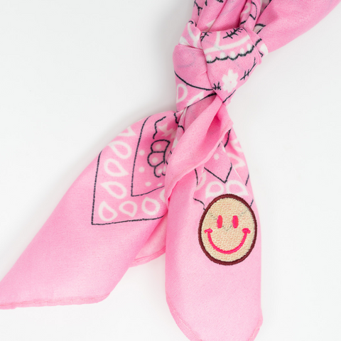 Fay Bandana Paisly Smiley - licht roze