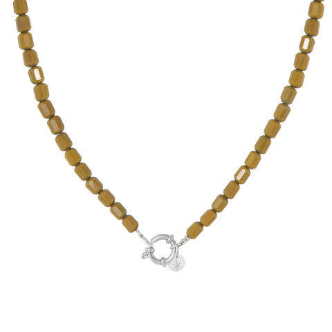 Saloon necklace silver