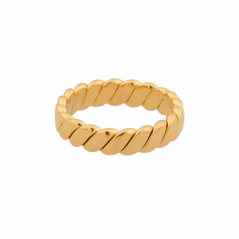 Braid ring gold