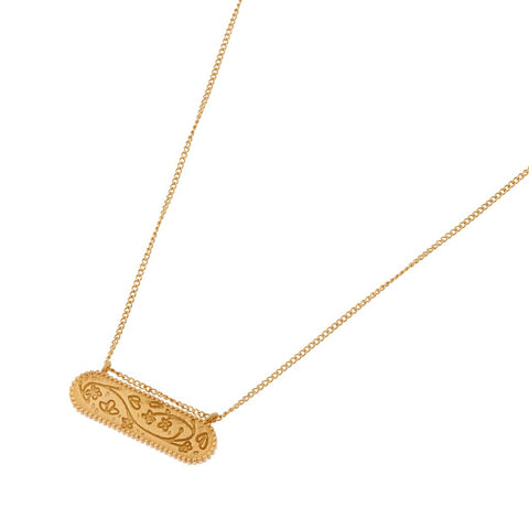Flower market necklace gold