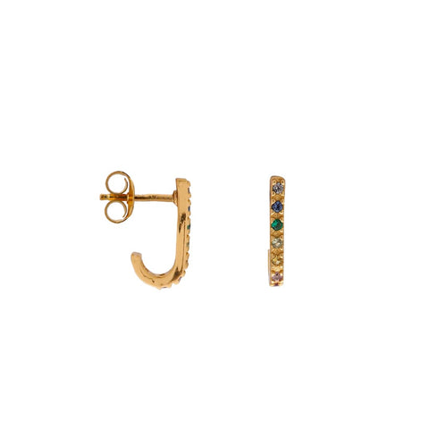 Color shiny curved gold