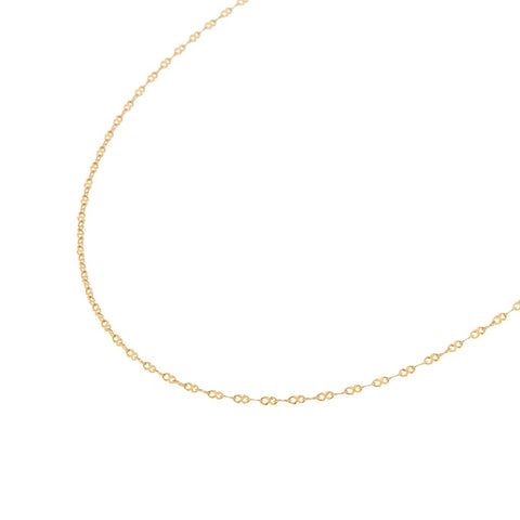 Baby infinity necklace gold