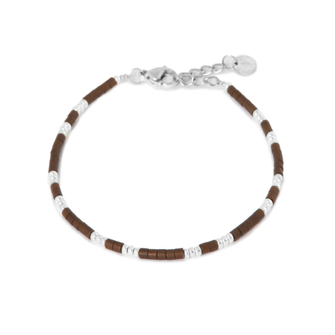 Copper bracelet silver