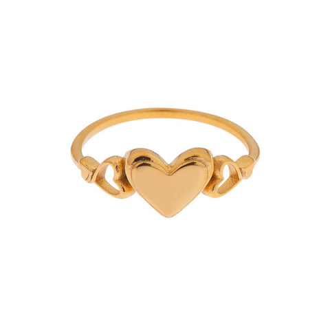 Cupids row ring gold