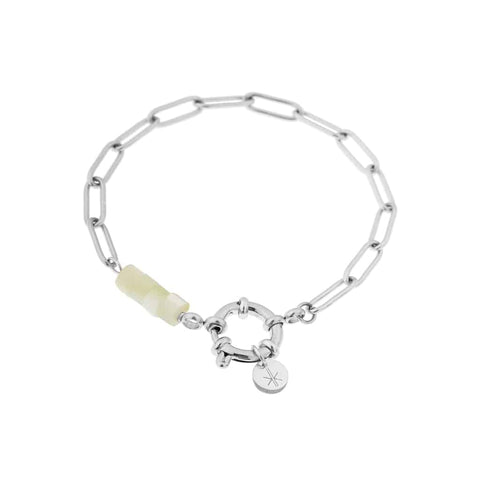 Hold on mint bracelet silver