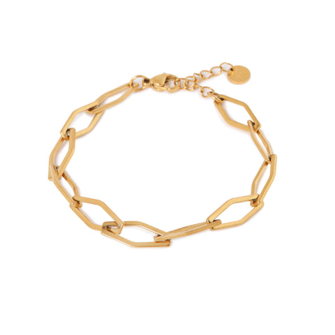 Wobbly bracelet gold