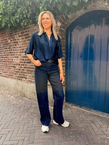 SLFWIDE Vida - Kori HW twisted jeans