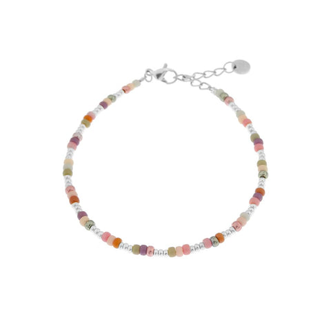 Pastello rainbow bracelet silver
