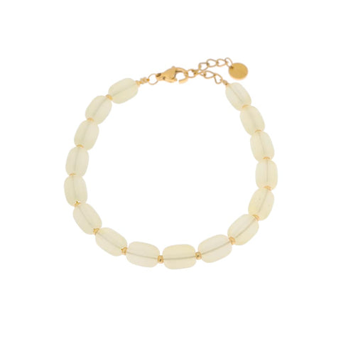 Lemon beads bracelet gold