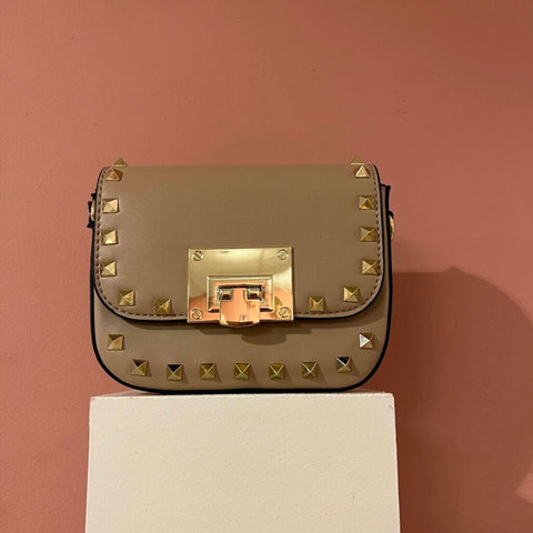 Ydby small crossbody - dark beige/gold