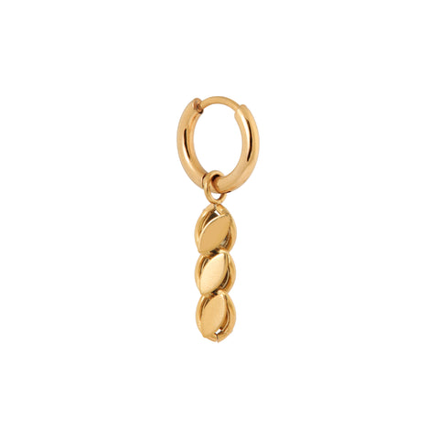 Single Spirit hoop gold