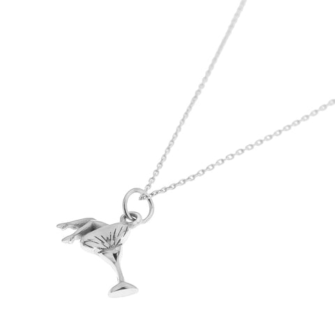 Cocktail lady necklace silver