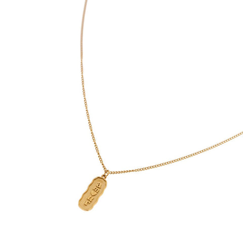 Amour necklace gold