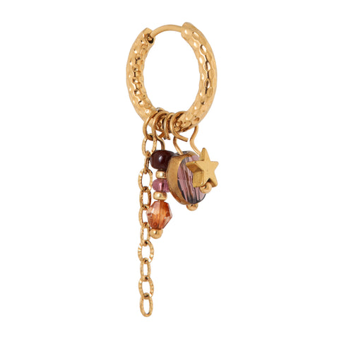 Single billy hoop gold