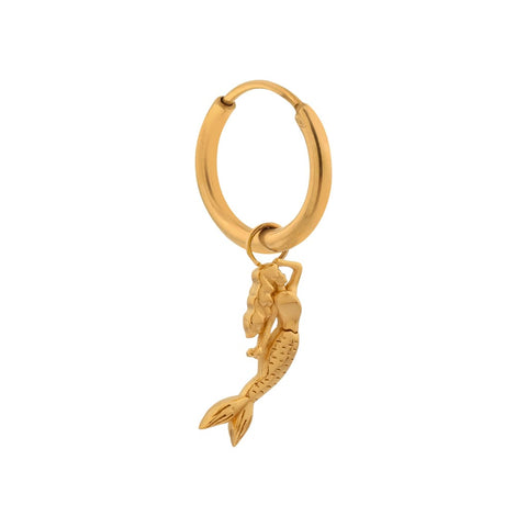 Single Ariël hoop gold