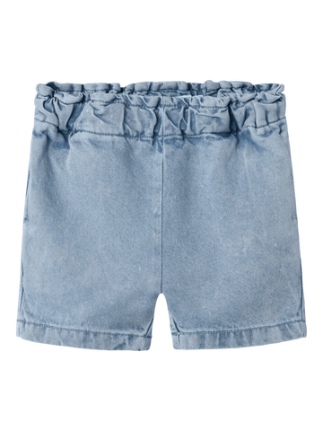 nbfholly loose dnm shorts - medium blue denim