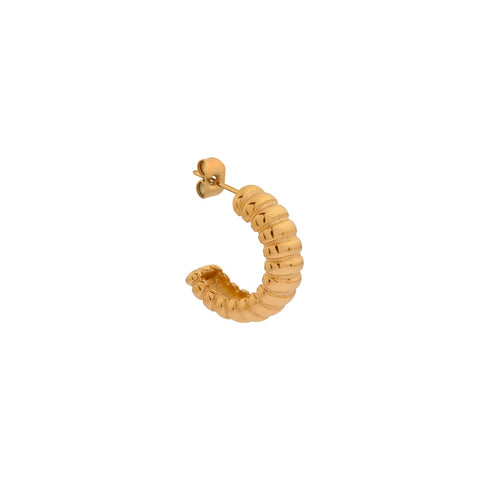 Single cocoon hoop gold