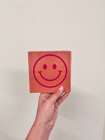 Tegel - Smiley abricote