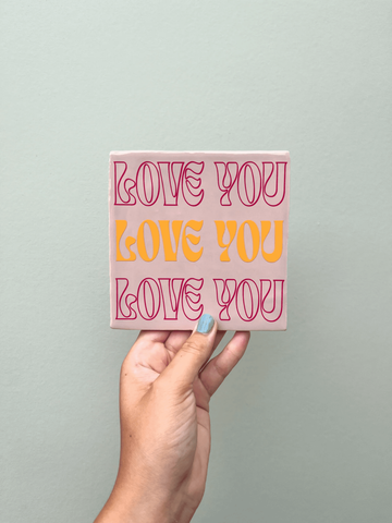 Tegel - love you pink