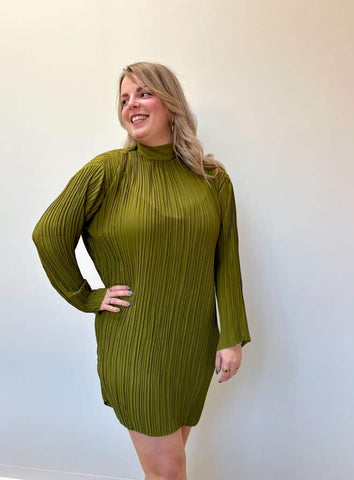 Mschbevin dress - avocado