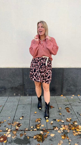 Mschlessine hope zip - mahogany melange