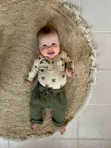 Nbmsophio loose pant - loden green