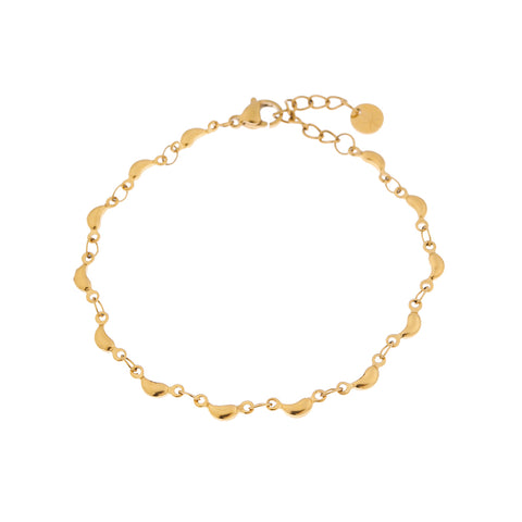 Half Moon Bracelet Gold
