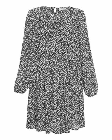 Hibba rikkelie short dress aop - arctic flwr