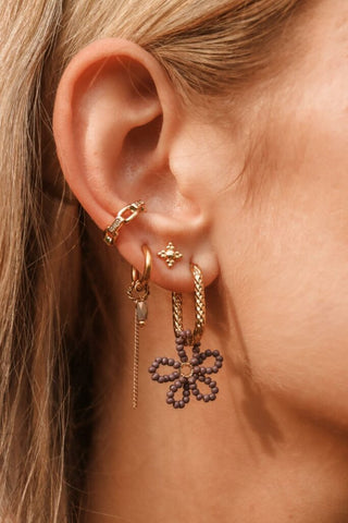 Single chain grey hoop gold