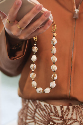 Ivory marble phone cord