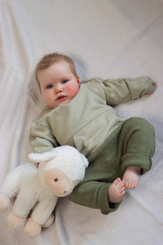 Nbmnalf folo ls loose sweat - moss gray