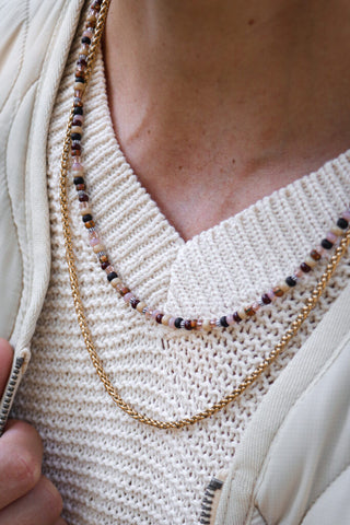 Cobra necklace gold 62cm