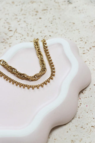Baby dots bracelet gold