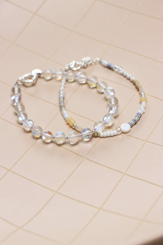 Ocean glow bracelet silver