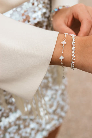 Baby dots bracelet silver