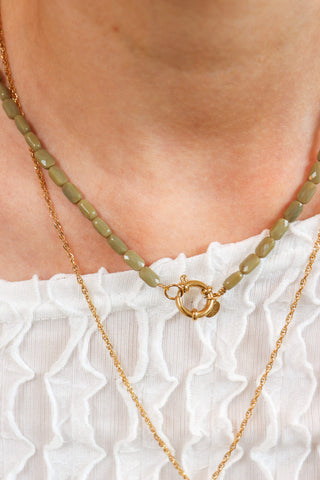 Saloon necklace gold