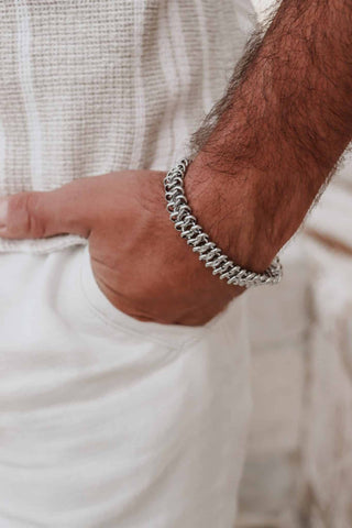 Tyre bracelet silver