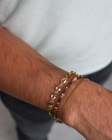 Collided bracelet gold