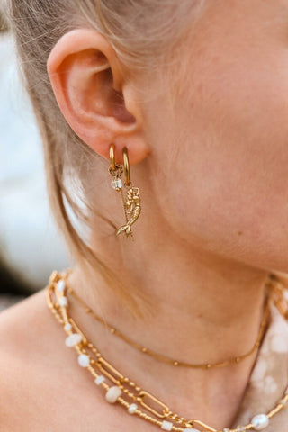 Single Ariël hoop gold