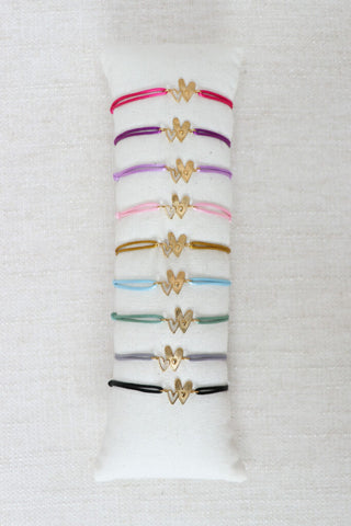 Two hearts bracelet