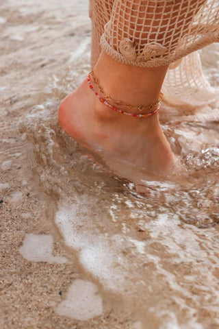 Sangria Anklet Gold