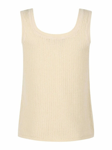 Knitted top Keely – Ecru