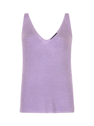 knitted top Lux - lilac