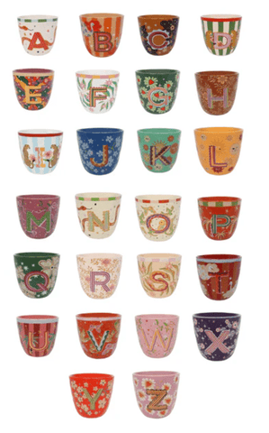 Letter cup