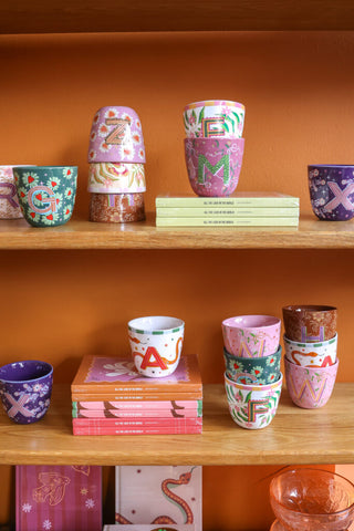 Letter cup